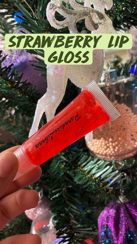 Strawberry lip gloss: An immersive guide by ParadiseLibraa