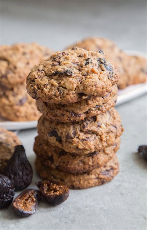 Oatmeal Fig Cookies with Chocolate Chunks- The Little Epicurean