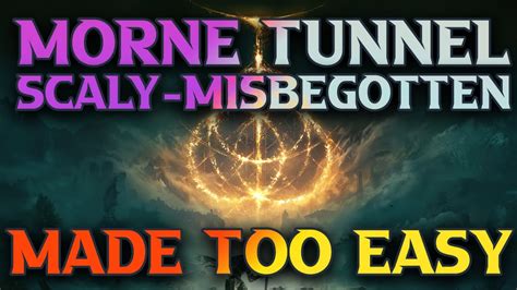 Elden Ring Morne Tunnel Boss - Scaly Misbegotten Guide - FULL Morne ...