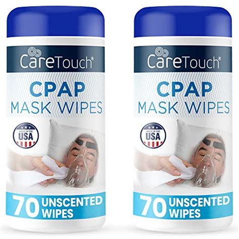 CPAP Wipes | CPAP Cleaner | 2 Packs of 70 Unscented CPAP Mask Wipes (140 Total) | LinkU.com