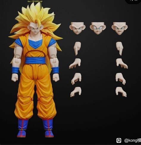 Kong Studios SSJ3 Goku - 3.0 Articulation 👀🔥🐉 : r/SHFiguarts