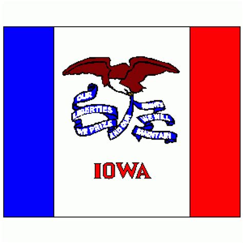 State of Iowa Flag 3 X 5 ft. Standard - Ultimate Flags