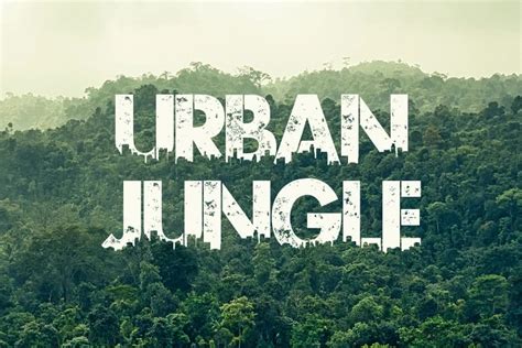 Urban Jungle Font - Fonts Hut