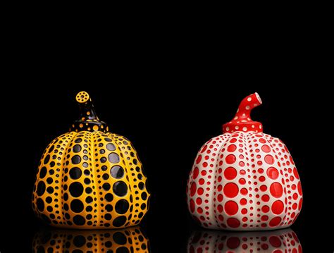 Yayoi Kusama - Yayoi Kusama 'Pumpkin' Set of Two Pop Art Resin Sculptures, 2016 For Sale at ...