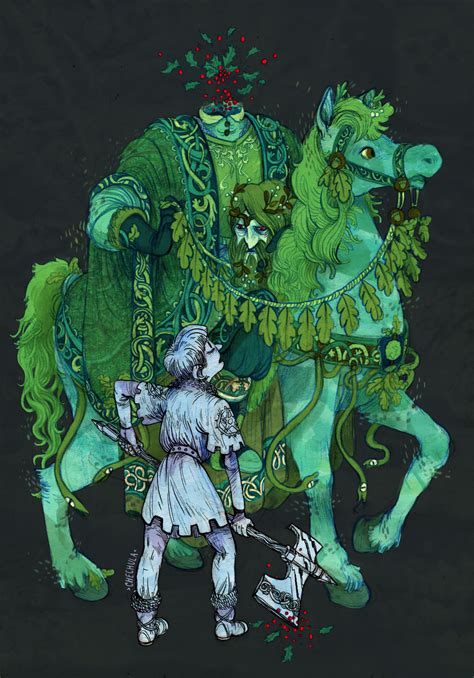 Sir Gawain and The Green Knight by faQy on DeviantArt