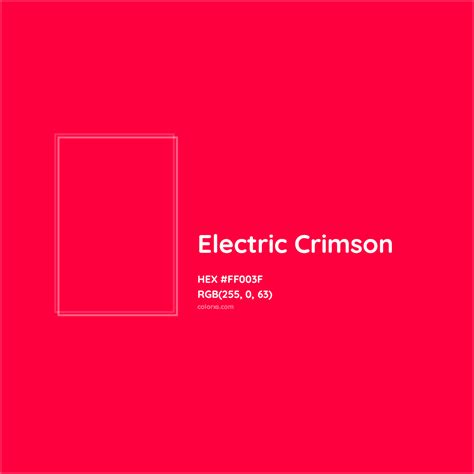 About Electric Crimson Color - Color codes, similar colors and paints - colorxs.com