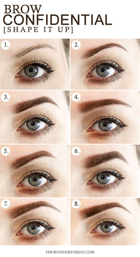 Brow Confidential: 8 Different Eyebrow Shapes #2187726 - Weddbook