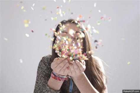 Throw kindness around like confetti. | Confetti gif, Glitter gif, Cinemagraph