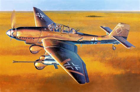 Junkers Ju 87G-2 Stuka ''Kanonenvogel", Major Hans-Ulrich Rudel (Shigeo Koike) Aircraft Art ...