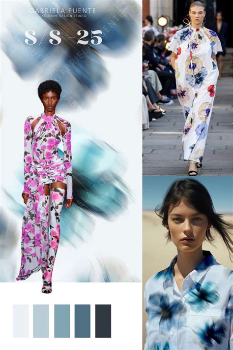 Spring Summer 2025 Trends / Floral Print in 2024 | Summer prints ...