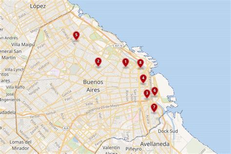 Buenos Aires Neighborhood Map