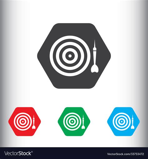 Dart icon Royalty Free Vector Image - VectorStock