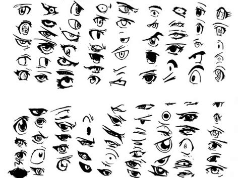 Tutorial Of Drawing Human Eye Eye In Anime Style Female Eyelashes Stock Illustration Download ...