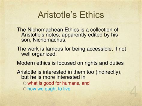 PPT - Aristotle’s Ethics PowerPoint Presentation - ID:775816