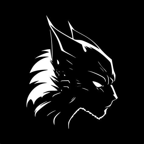 Wildcat, Minimalist and Simple Silhouette - Vector illustration ...