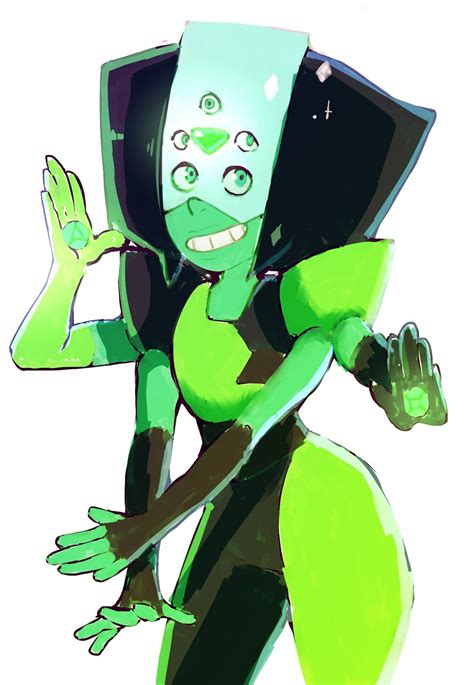 a cartoon character with green skin and black hair, holding her hands ...