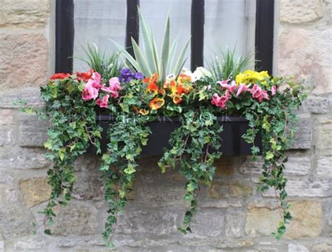 Outdoor Window Planters | for More Artificial Window Boxes , | Window ...