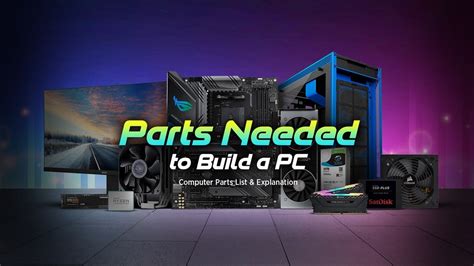 Parts Needed to Build a PC (Computer Parts List & Explanation)