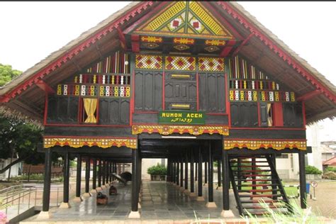 bentuk rumah adat aceh - Victoria Martin