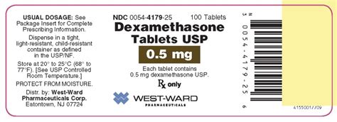 NDC Package 0054-3176-44 Dexamethasone Intensol Solution, Concentrate Oral