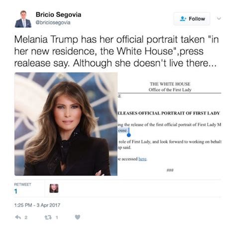 Melania Trump's White House Portrait Gets Trolled On Twitter