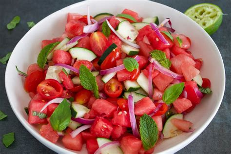 Watermelon Salad - The Jazzed Kitchen