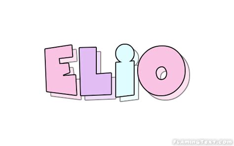 Elio Logo | Free Name Design Tool from Flaming Text