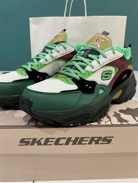 Skechers one piece zoro, Men's Fashion, Footwear, Sneakers on Carousell