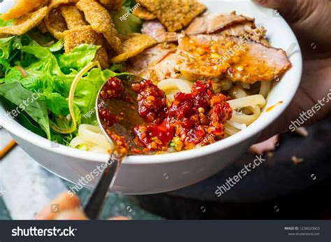 Noodles Cao Lau Viet Nam Chili Stock Photo 1238020603 | Shutterstock