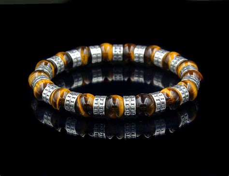 Tiger's Eye and Sterling Silver Bracelet Men's Bracelets For Men, Fashion Bracelets, Jewelry ...