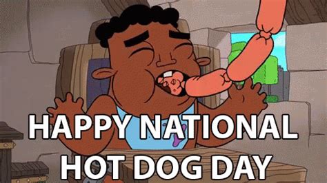 Happy Hot Dog Day GIF - National Hot Dog Day Eating Hungry - Discover & Share GIFs