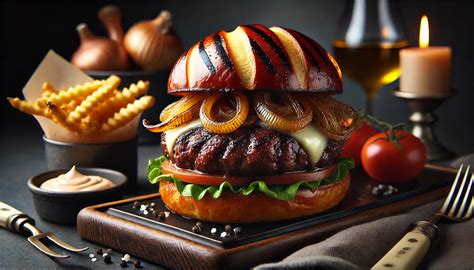 Grilled Kobe Beef Burger with Aioli – Arteflame Outdoor Grills