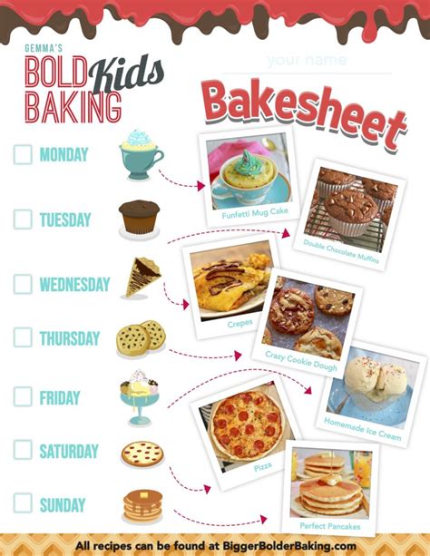 Fun Kids Baking Activities {w/ Free Worksheet!} | Bigger Bolder Baking