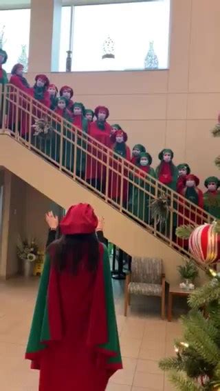 Owatonna High School Carolers | We were lucky enough to have some carolers from Owatonna Public ...