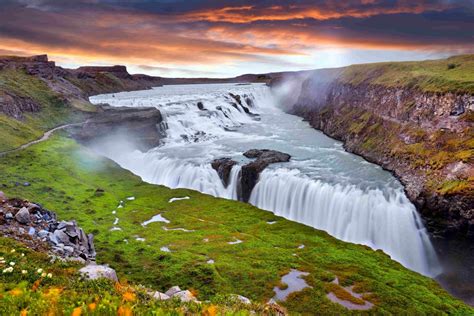 Gullfoss Waterfall: The Golden Falls of Iceland - Iceland Travel Guide