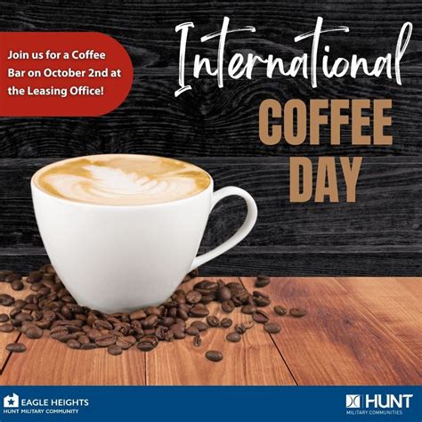 International Coffee Day, Dover Family Housing, October 2 2023 ...