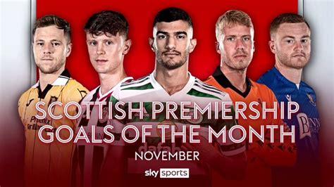 Scottish Premiership goal of the month: November | Video | Watch TV ...