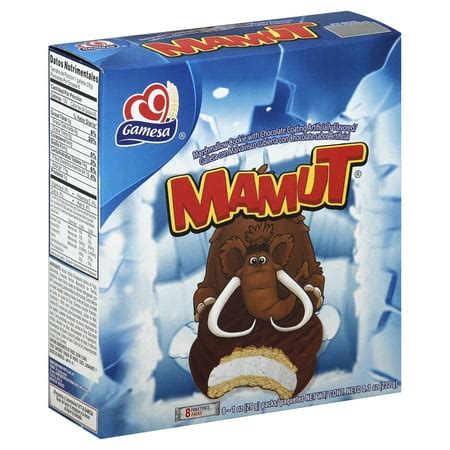 Gamesa Mamut Cookies, 1 oz Packs, 8 count - Walmart.com