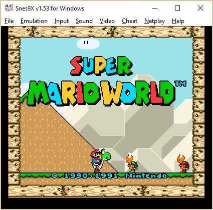 Snes9x Super Nintendo Emulator - FX