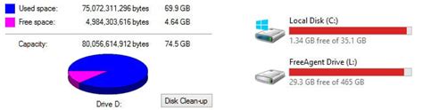 Low Disk Space warning on Windows drive [SOLVED] | DataReign