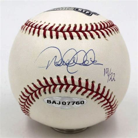 Derek Jeter Signed 2000 World Series MVP OML Baseball Limited Edition ...