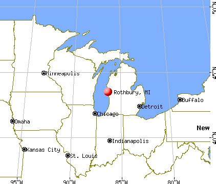 Rothbury, Michigan (MI 49452) profile: population, maps, real estate, averages, homes ...