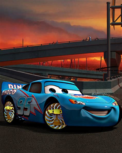 Cars: Dinoco Lightning McQueen by LightningMcQueen2017 on DeviantArt