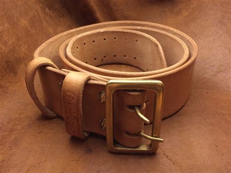 Handmade leather belt BELM1