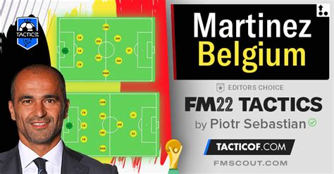 Roberto Martinez Tactics 2022 / Belgium WC2022 Tactic | FM Scout