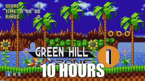 Sonic Mania - Green Hill Zone Act 1 Extended (10 Hours) - YouTube