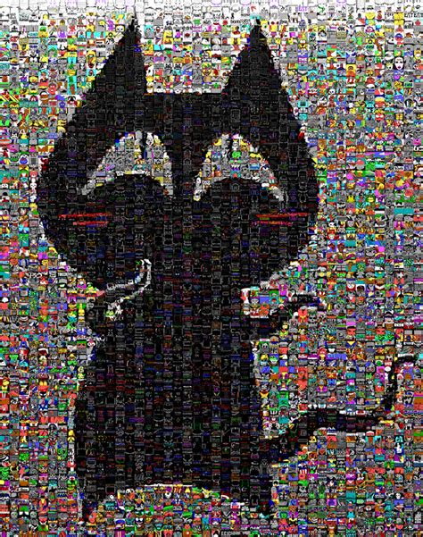 Mewbies Ansi Photo Mosaic By Metapixel by mewbies on DeviantArt