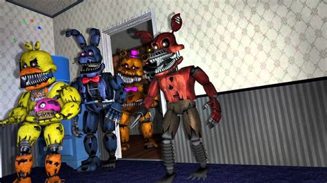 Plushtrap Vs Nightmare Freddy Bonnie Chica Foxy Fredbear Fnaf Sfm Youtube | My XXX Hot Girl