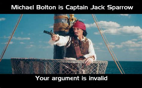 Michael Bolton is Captain Jack Sparrow by SteveJones313 on DeviantArt