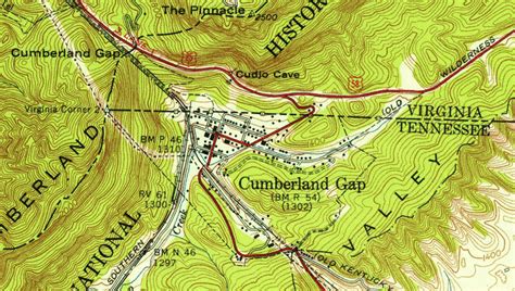 US hwy end in Cumberland Gap - US Ends .com